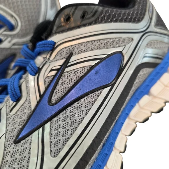 Brooks Adrenaline GTS 16 Men’s Running Shoes Gray Blue Size 10 Extra Wide (4E)